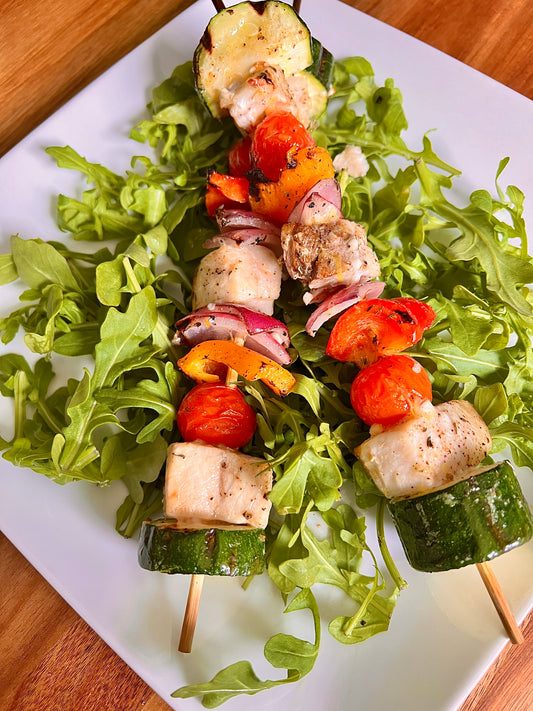 Grilled Swordfish Kabobs