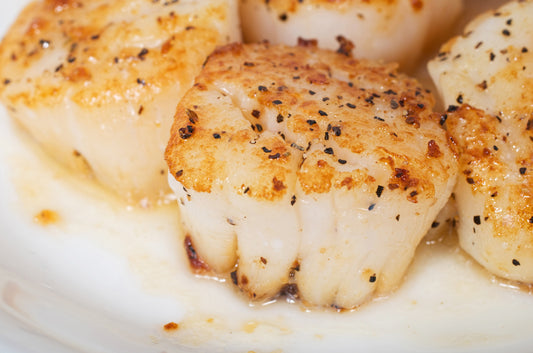 Baked Alaskan Sea Scallops