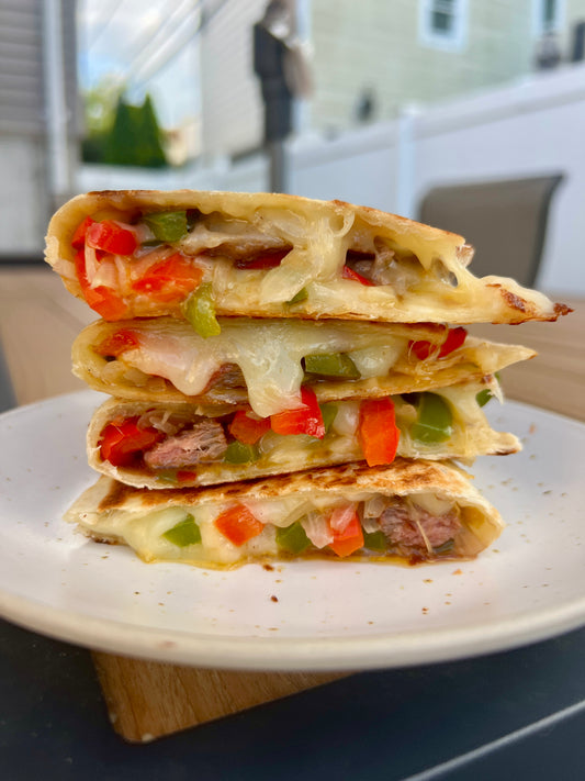 Philly Cheesesteak Quesadilla