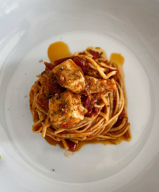 Spaghetti with Swordfish