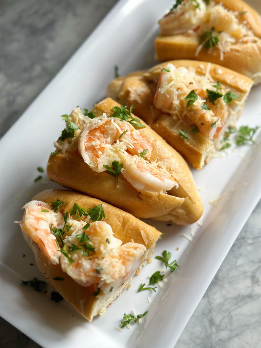 Garlic Butter Shrimp Rolls