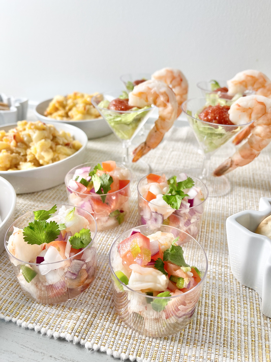 Shrimp Ceviche Appetizer Cups