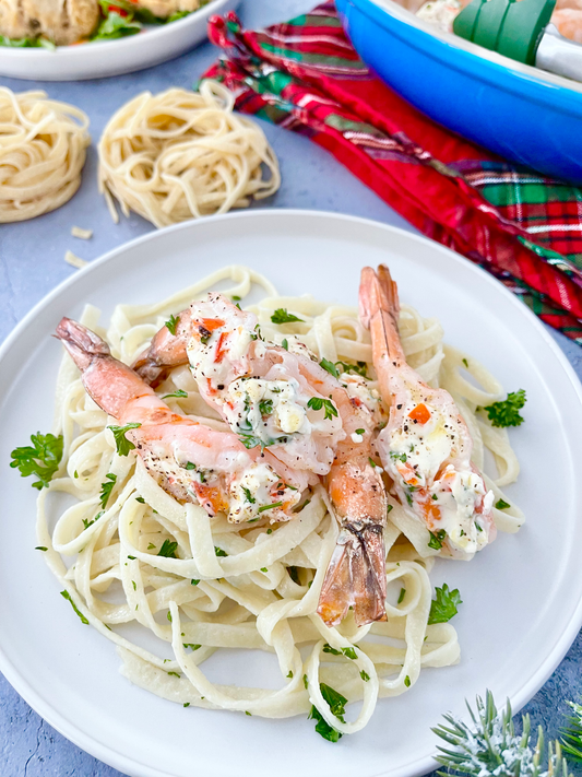 Christmas Shrimp Plate