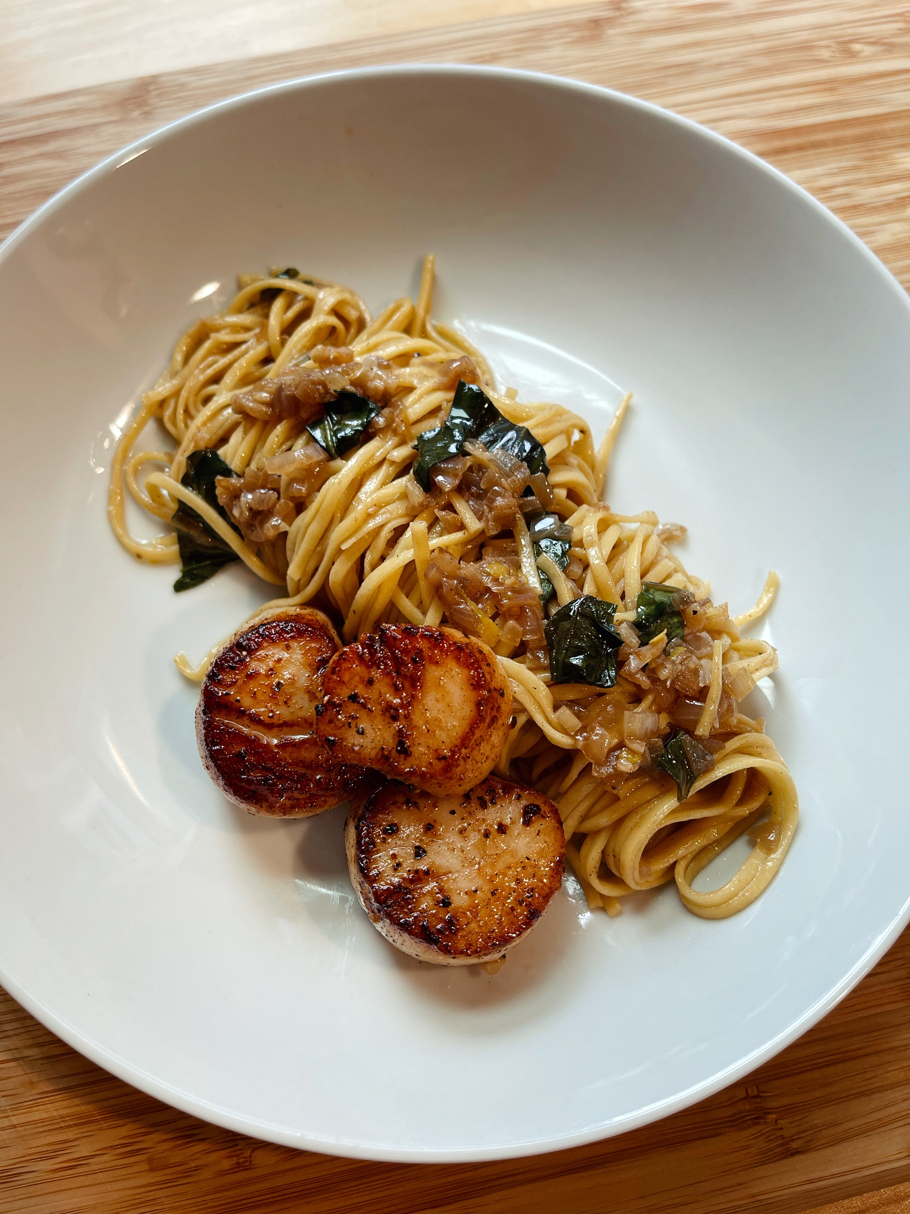 Tagliolini With Day Boat Scallops Legal Sea Foods Online