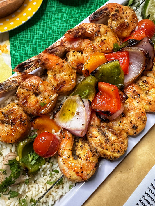 Grilled Shrimp & Veggie Kabobs