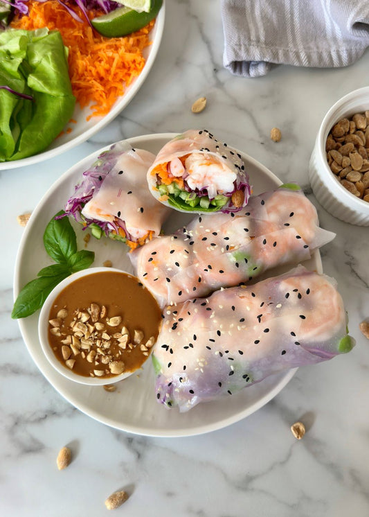 Shrimp Rainbow Rolls