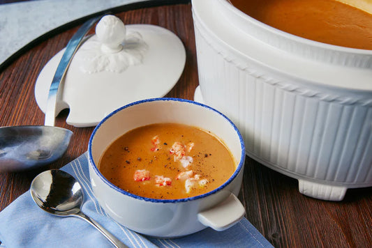 Harissa Spiced Lobster Bisque