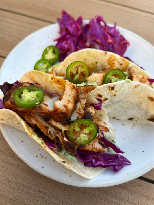 Blackened Cod Fish Tacos
