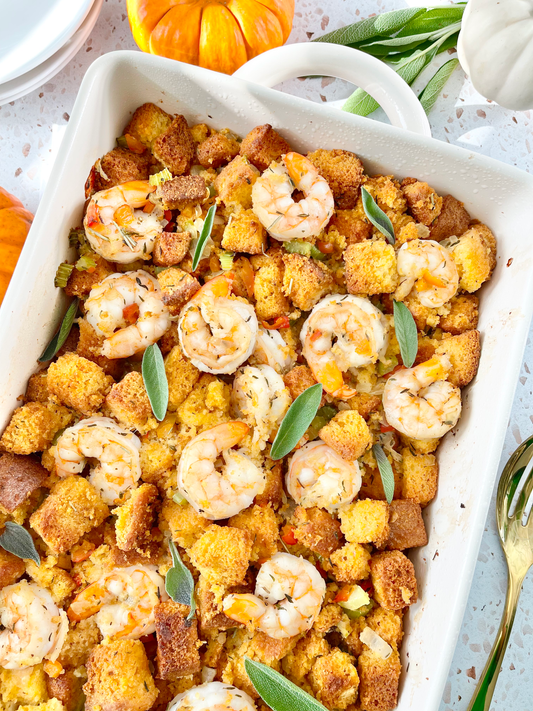 Shrimp and Cornbread Stuffing