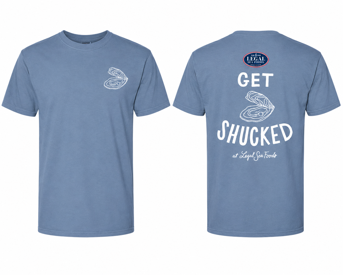 Get Shucked Blue Shirt