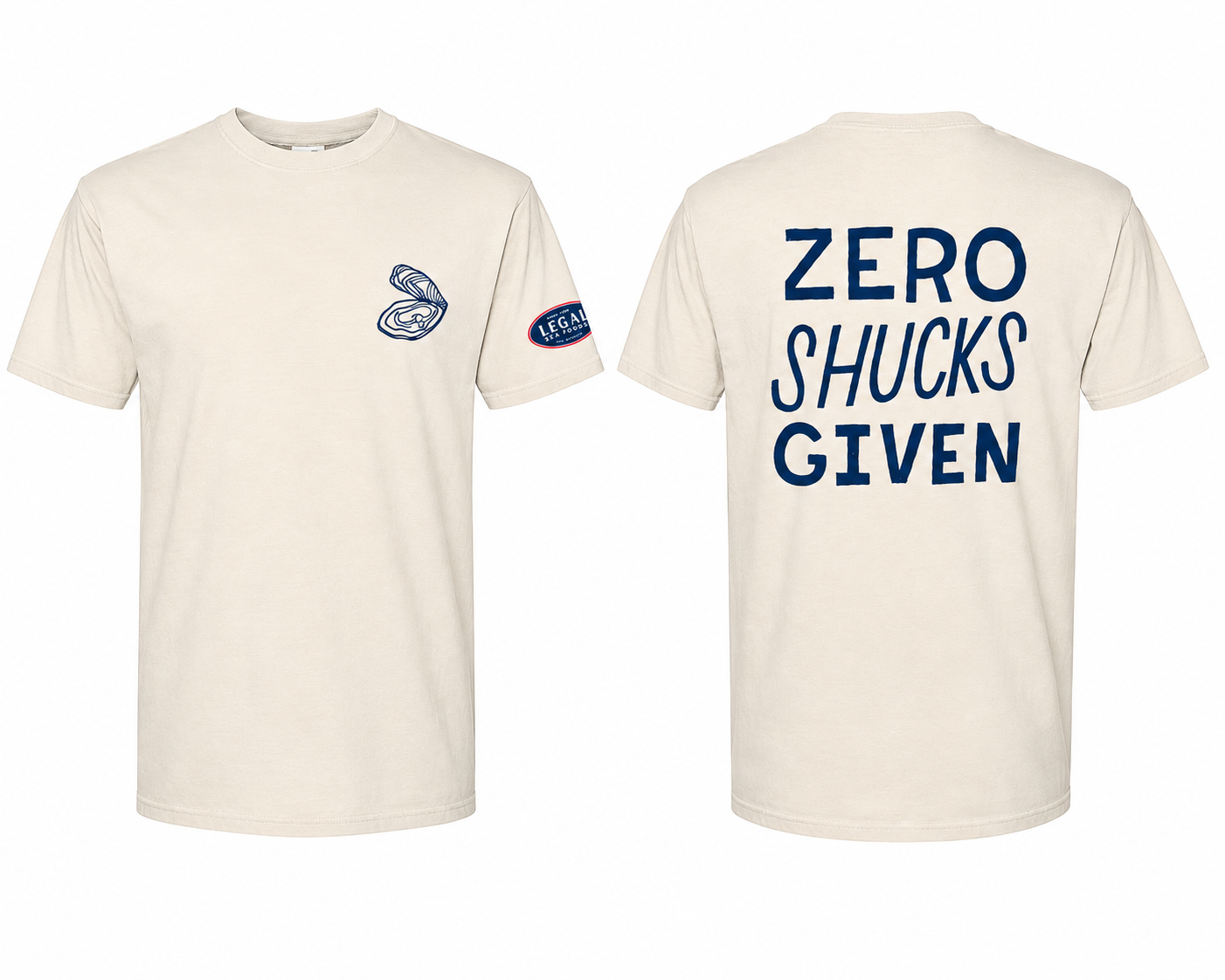 Zero Shucks White Shirt