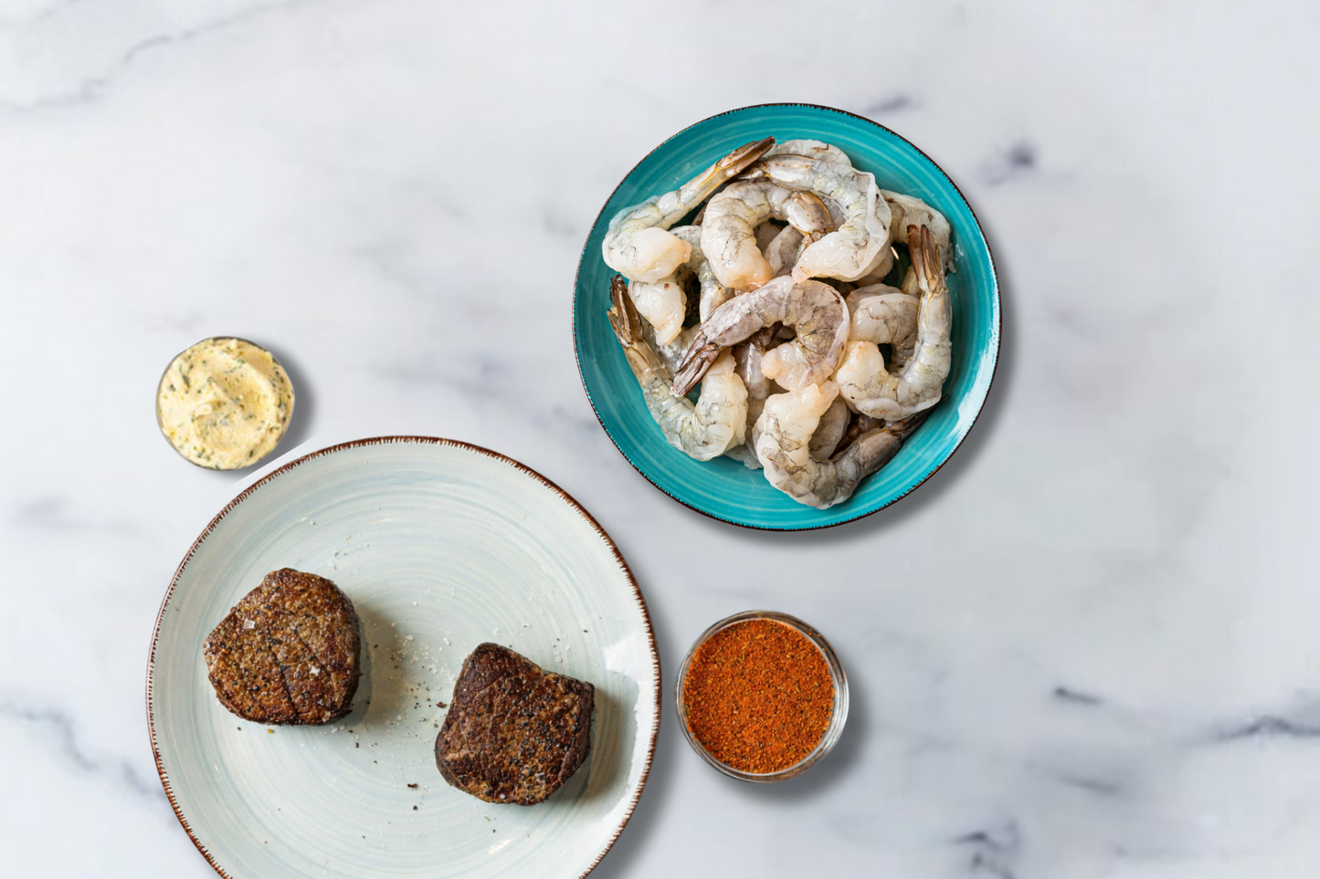 Filet Mignon and Shrimp Dinner for 2