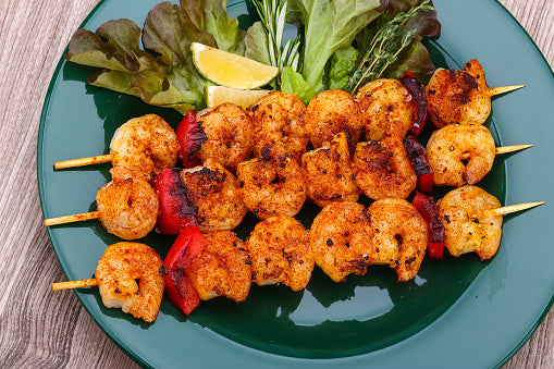 Swordfish Steaks and Succulent Shrimp