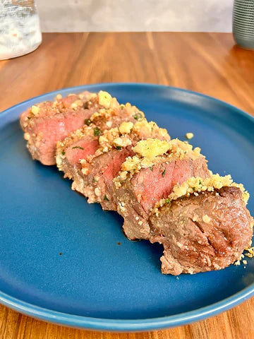 Blue Cheese-Crusted Filet Mignon