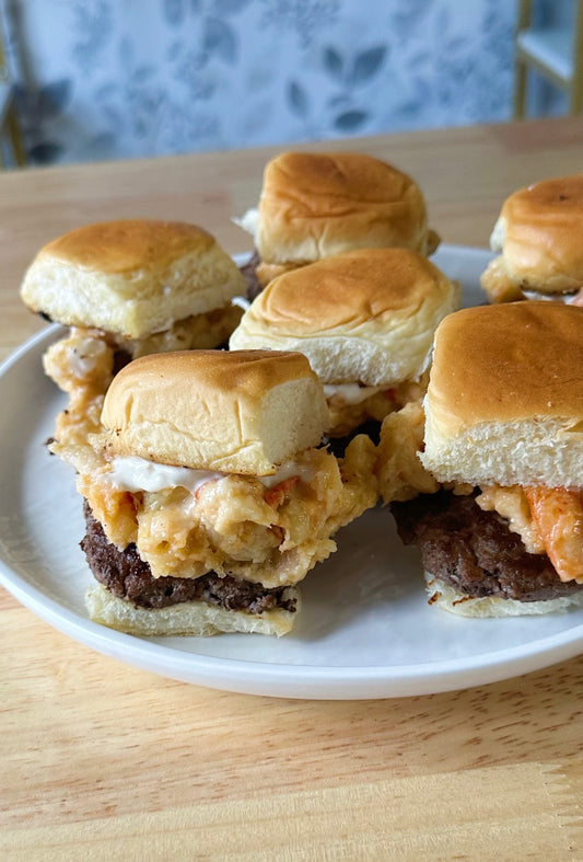 Lobster Mac & Cheese Sliders