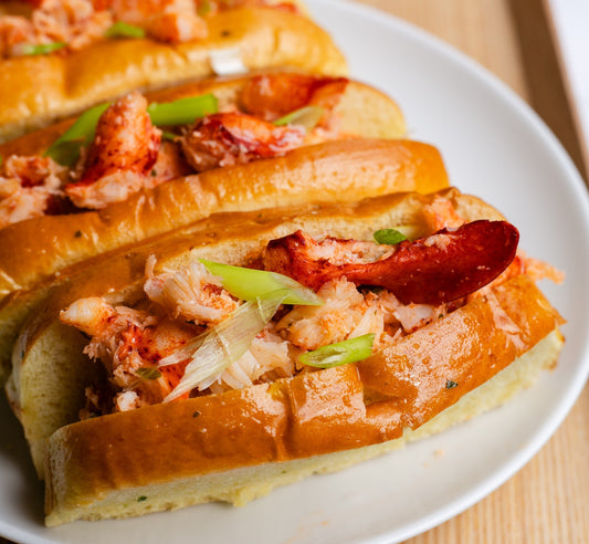 Warm Lobster Rolls with Chili Oil
