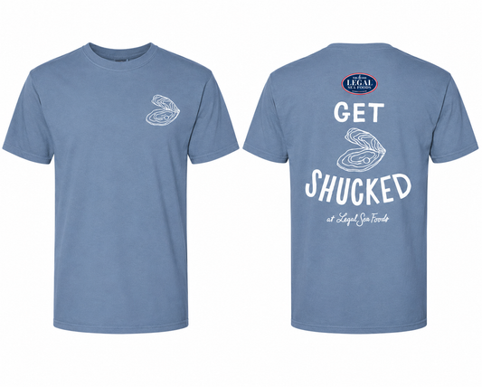Get Shucked Blue Shirt