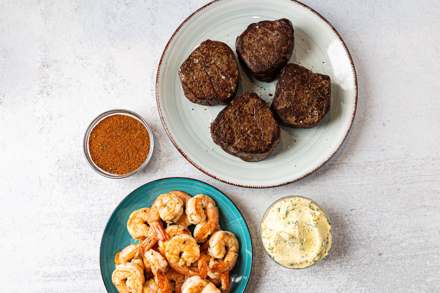 Filet Mignon and Shrimp Combo