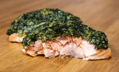 Spinach Crusted Salmon