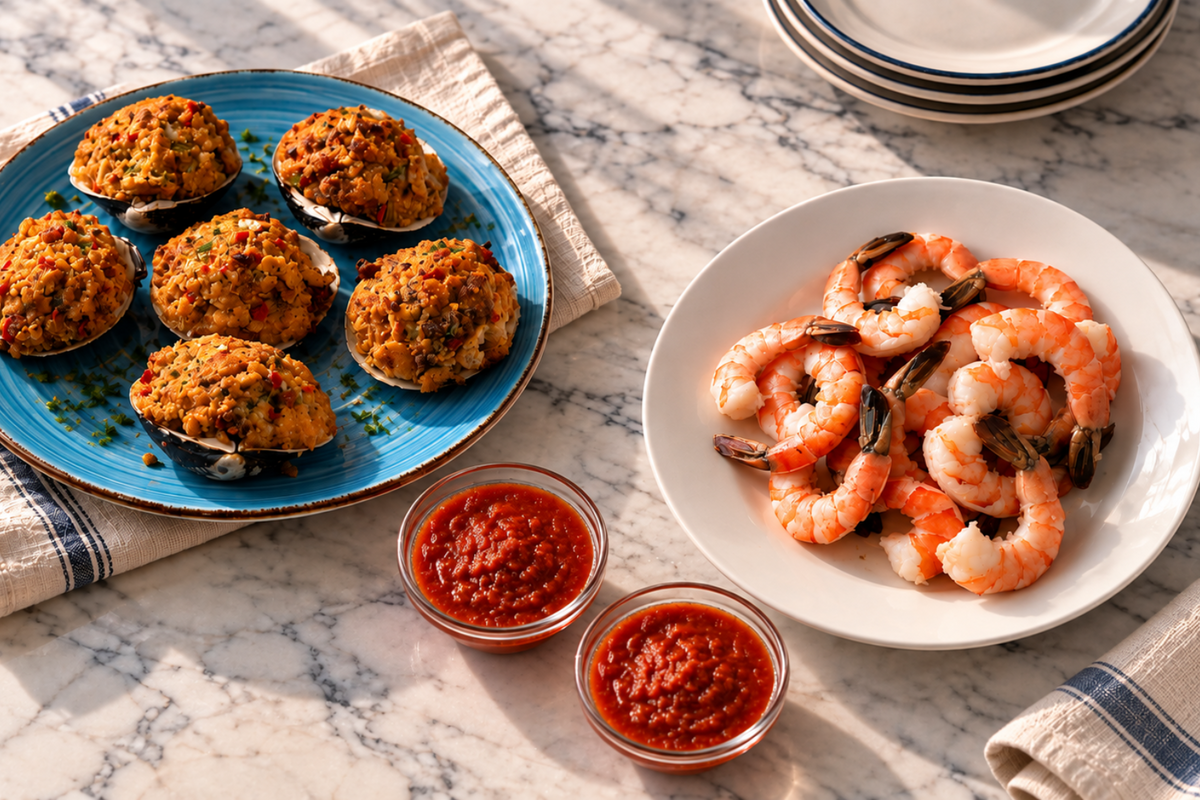 Deluxe Seafood Combo - Shrimp & Stuffies