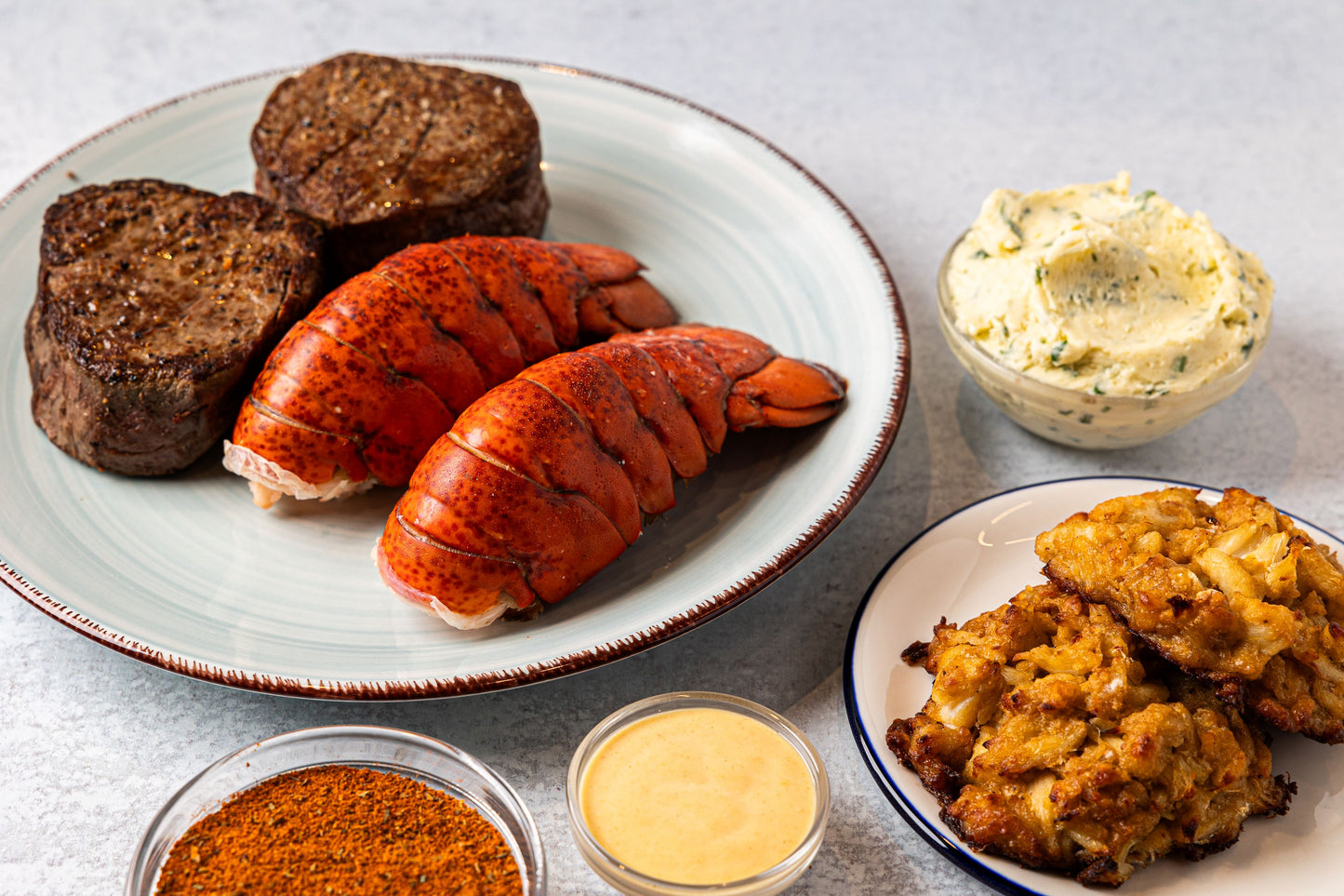 Steak, Lobster and Crab Combo